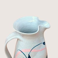 1980s Signed Studio Pottery Pitcher