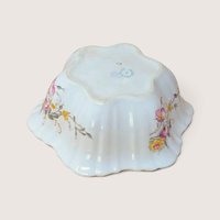 Vintage Porcelain Floral Serving Bowl German Studio