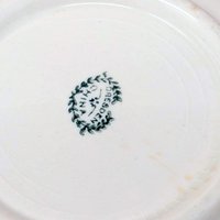 1900s Dresden China Scalloped Bowl 