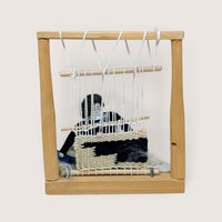 Vintage Mid Century Navajo Weaver Folk Art Loom Doll