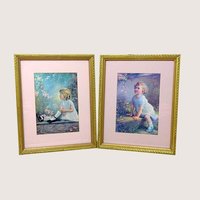 1930s Zula Kenyon & Florence Lindsey Prints