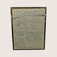 Vintage Framed Jontue Perfume Shadow Box Collage Art