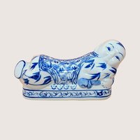 Vintage Chinese Porcelain Opium Pillow