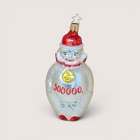 Vintage Inge-Glas "500,000" Milestone Clown Ornament