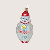 Vintage Inge-Glas "500,000" Milestone Clown Ornament