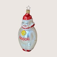 Vintage Inge-Glas "500,000" Milestone Clown Ornament