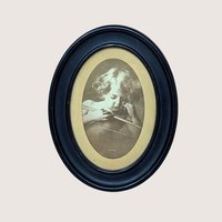 Vintage M.B. Parkinson "Cupid Asleep" Print 