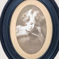 Vintage M.B. Parkinson "Cupid Asleep" Print 