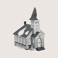 1990s Dept 56 Porcelain Sleepy Hollow Church New England Holiday Village