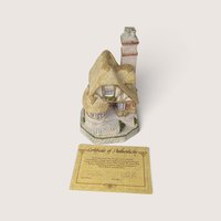 Vintage Signed David Winter Audreys Tea Room Miniature Cottage