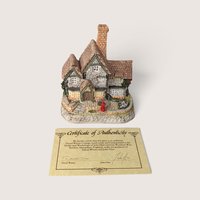 Vintage Signed David Winter The Post Office Miniature Cottage