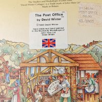 Vintage Signed David Winter The Post Office Miniature Cottage