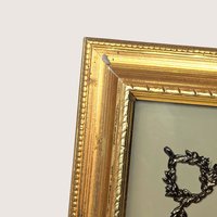 1950s Turner Framed Head of Christ Portrait Print