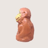 1980 Wing Inc Plastic Monkey Bank 