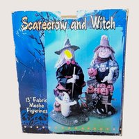 1996 Fabric Mache Halloween Pair