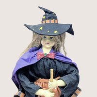 1996 Fabric Mache Halloween Pair