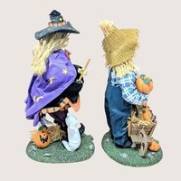 1996 Fabric Mache Halloween Pair