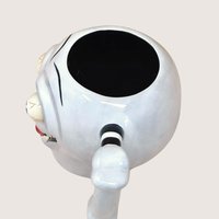 2002 Dept 56 Google Eye Skull Mug