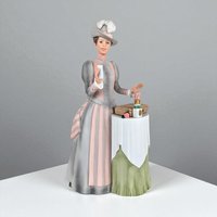 1984 Avon Mrs. Albee Award Figurine, Vintage Avon Collectible, Woman with Perfume, Sales Achievement Award, Ceramic