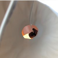 1970s Holland Mold Iridescent Ceramic Ghost Light