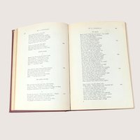 Antique Robert Brownings Poems Hardcover Book
