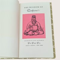 1963 The Wisdom of Confucius Peter Pauper Press Hardcover Book
