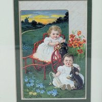 Sasparella Advertising Cards Framed Art Set of 2