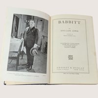 1922 Babbitt Sinclair Lewis Hardcover Book