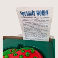 1991 Golden Squiggley Worms Board Game