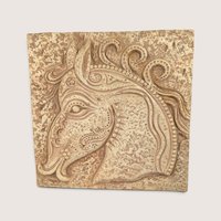 1960s Z Danjell Creations Greek Wall Art Plaques Pair
