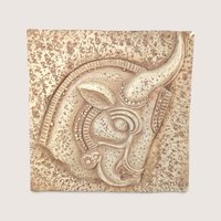 1960s Z Danjell Creations Greek Wall Art Plaques Pair