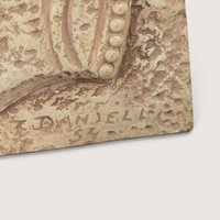 1960s Z Danjell Creations Greek Wall Art Plaques Pair