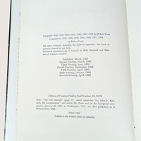 1962 In the Clearing by Robert Frost