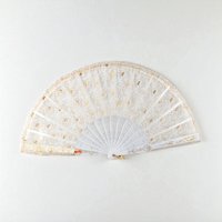 Vintage Lace Fan, Made in Japan, Elegant Hand Fan, Wedding Accessory, Bridal Gift, Dance Fan, Home Decor