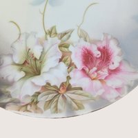 1900s PV Vessra Porcelain Handled Art Nouveau Style Dresser Plate