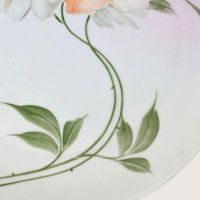 1910s ZS Co Bavaria Porcelain Handled Cake Plate