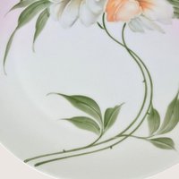 1910s ZS Co Bavaria Porcelain Handled Cake Plate