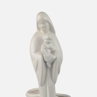 1950s Haeger Ceramic Mid Century Mary and Child Planter