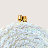 1960s Princess Gardner Beaded Sequin Coin Purse with Box