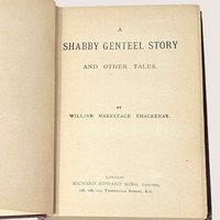 Antique A Shabby Genteel Story by William Makepeace Thackeray