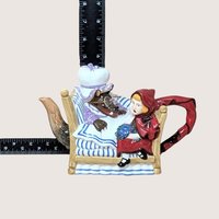 Dept 56 Little Red Riding Hood Storybook Teapot Set