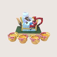 Dept 56 Little Red Riding Hood Storybook Teapot Set