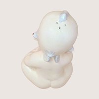 1950s Rose O'Neill Design Kewpie Ceramic Talcum Powder Shaker