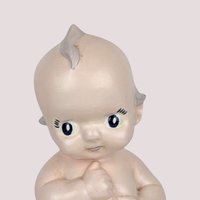 1950s Ceramic Kewpie Baby Doll Talcum Powder Shaker