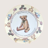 Royal Worcester Monday Child Teddy Bear Nursery Set