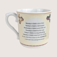 Royal Worcester Monday Child Teddy Bear Nursery Set