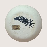 1980s Betty Selby Studio Pottery Vase Feather Design