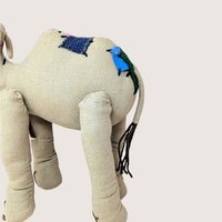 1940s Pattern Handmade Camel Cloth Plush Toy