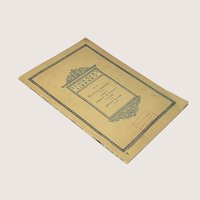 1927 Salvatore Marchesi Vocalises Schirmers Library Music Book
