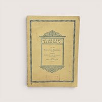 1927 Schirmer's Library Salvatore Marchesi Twenty Elementary and Progressive Vocalises music book cover with local store stamp.